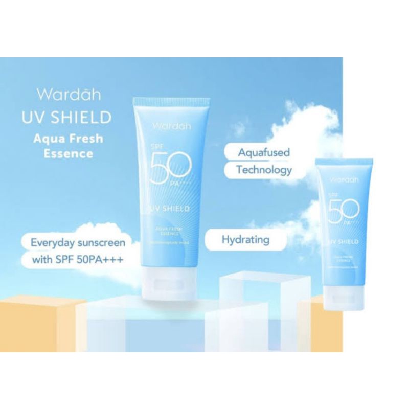 Wardah UV Shield Aqua Fresh Essence Active Protective Sunscreen SPF 50PA+++