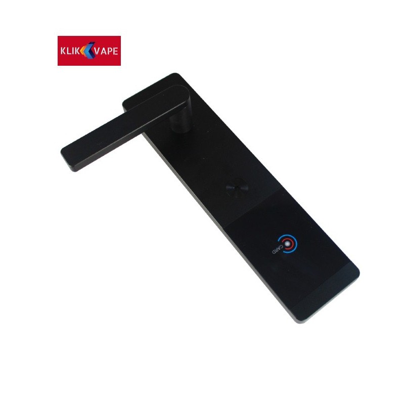 Smart Door Lock With Card H1032 - BLACK [LEFT] KlikVape Bandung