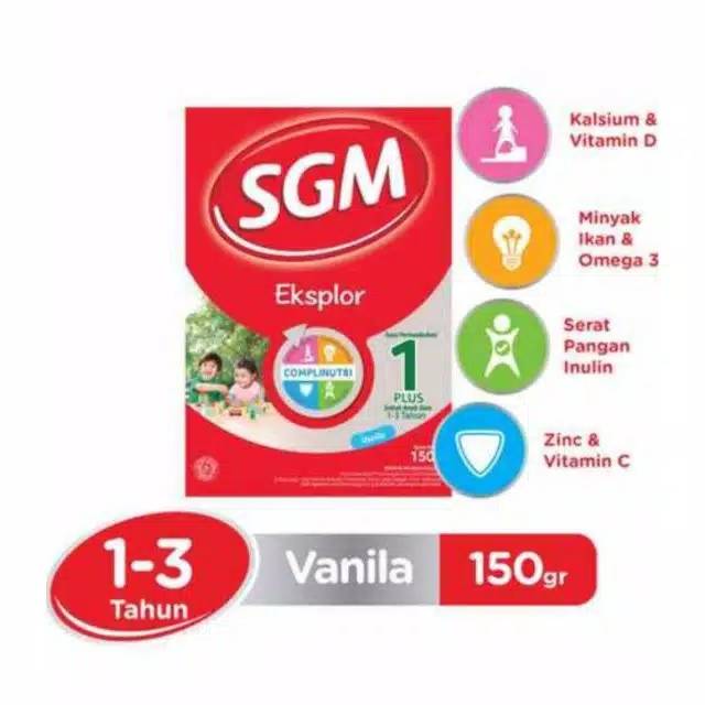 

SUSU SGM 1+ VANILA/MADU, 3+ MADU, ANANDA 1/2 150GR