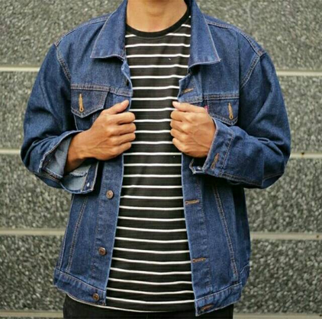 Jaket Jeans Pria Biowash