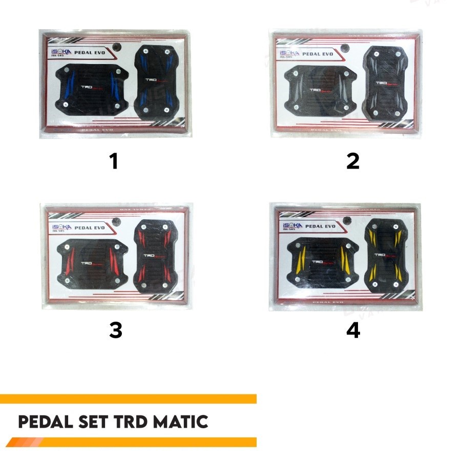 Pedal Set TRD Matic