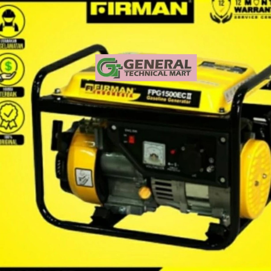 Genset Firman FPG 1500 EC II - Generator Set FIRMAN FPG1500ECII