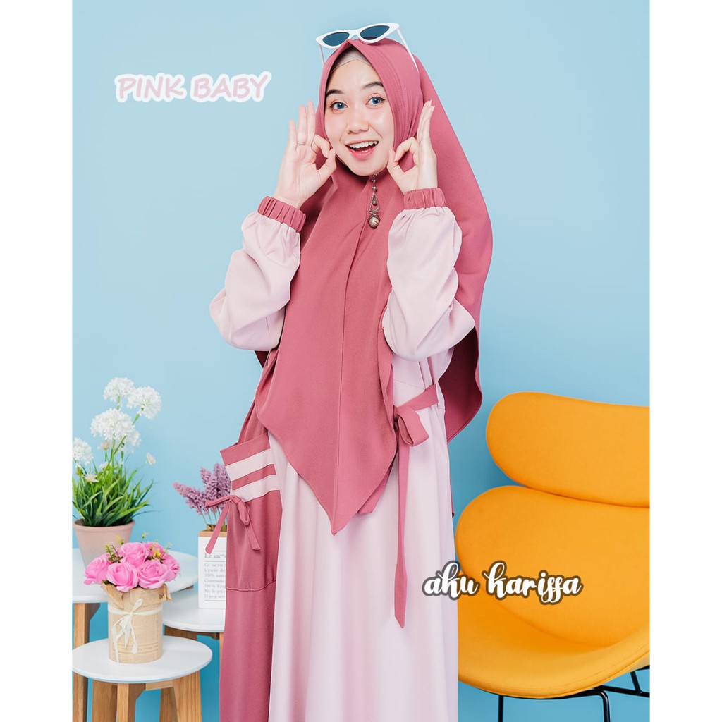 ANISA SYARI ORI AKU KARISSA/GAMIS SET HIJAB AKU KARISSA/GAMIS ORI AKU KARISSA