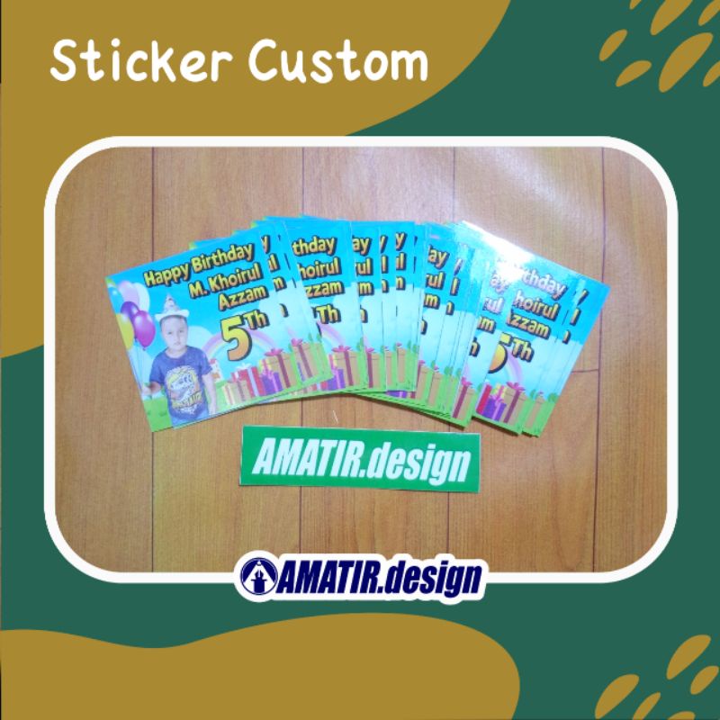 

STIKER ULANG TAHUN ANAK CUSTOM