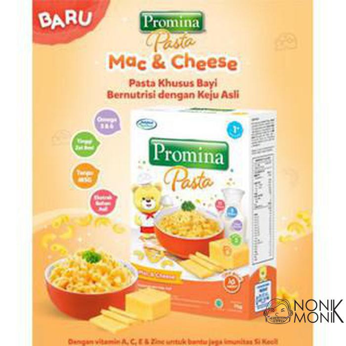 NonikMonik PROMINA PASTA MAC N CHEESE MPASI PASTA KEJU BAYI LADANG LIMA PASTA KEJU PROMINA PUFF