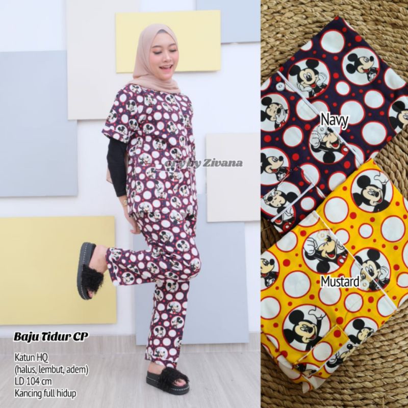 Baju Tidur Karaktee Mickey CP