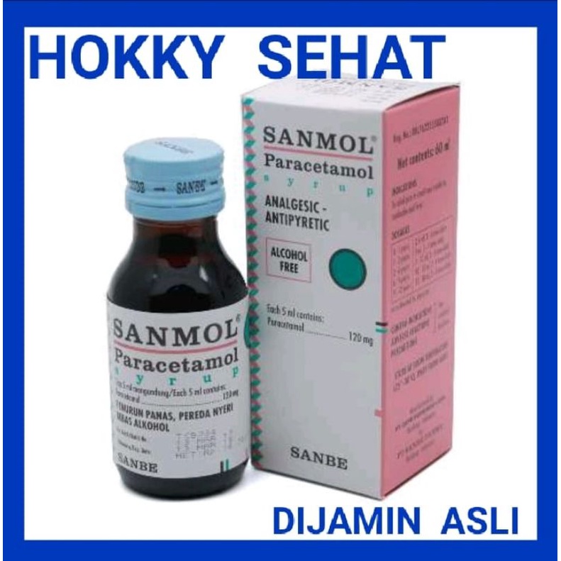 SANMOL SIRUP / PENURUN PANAS UNTUK ANAK