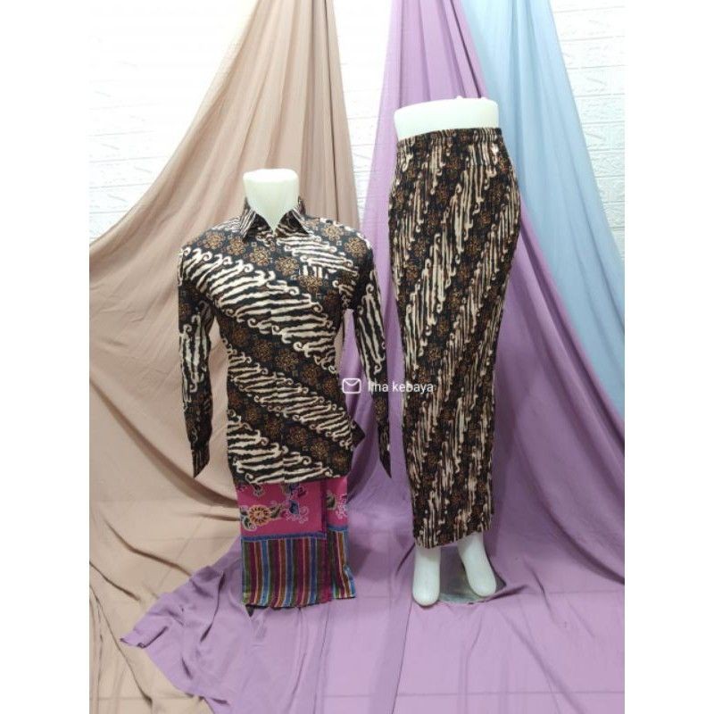 KEMEJA BATIK / ROK / KEMEJA / BATIK COUPLE / BATIK / COUPLE KEMEJA ROK