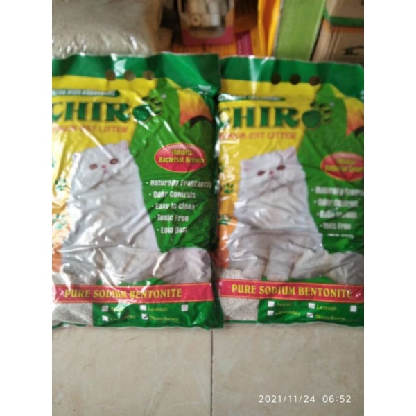 Pasir Kucing/Pasir Gumpal Lokal Chiro 5 liter