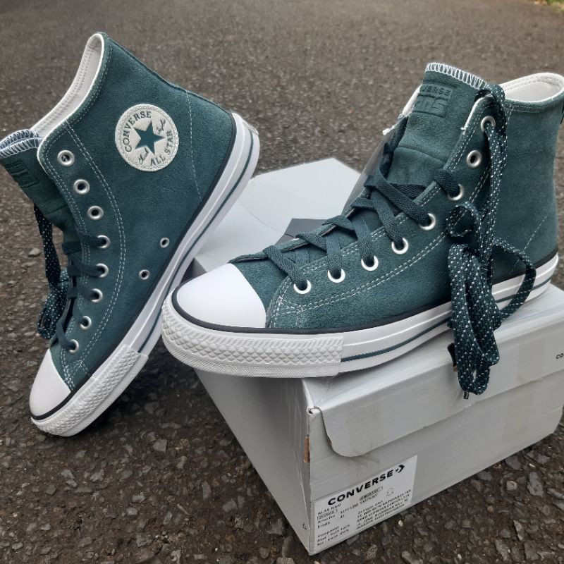 Sepatu Converse Ctas Pro HI Faded Spruce/White ORIGINAL (BNIB)
