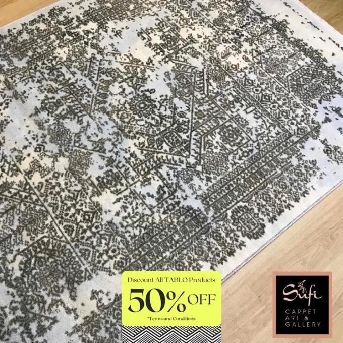 Karpet Vintage / Minimalis / Abstrak / Mewah Impor Turki TABLO 200x300