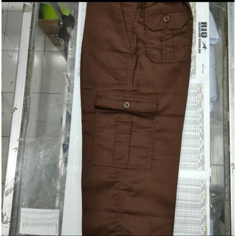 Celana Panjang SD PDL Pramuka Celana PDL SD Hitam tersedia sampe bigsize
