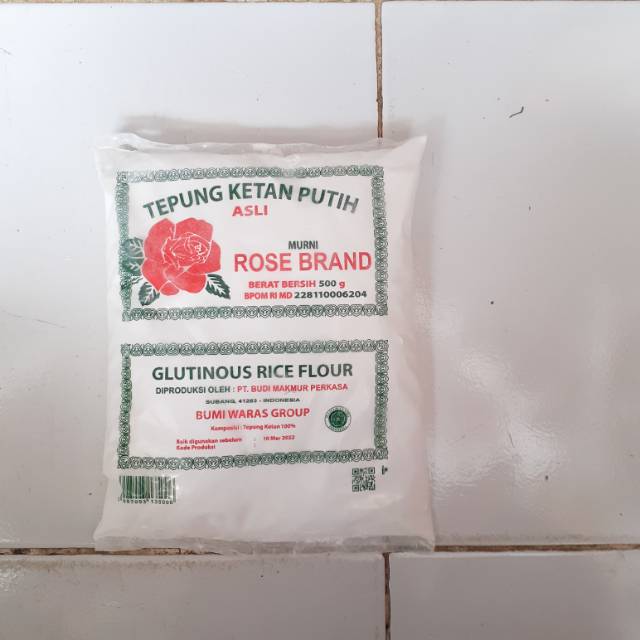 

Tepung ketan putih rose brand