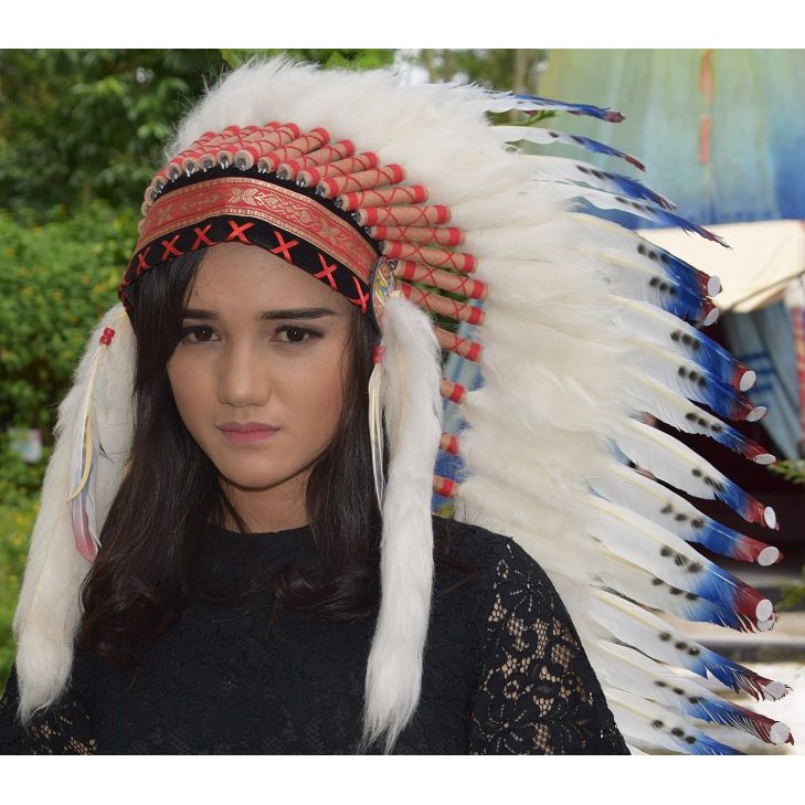 TOPI INDIAN - INDIAN HEADDRESS MEDIUM ANGSA BILABONG BELANDA