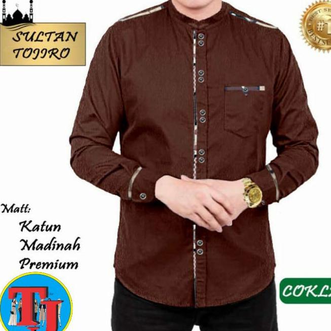 TJ BAJU PRIA MUSLIM LENGAN PANJANG KOKO SULTAN TOJIRO