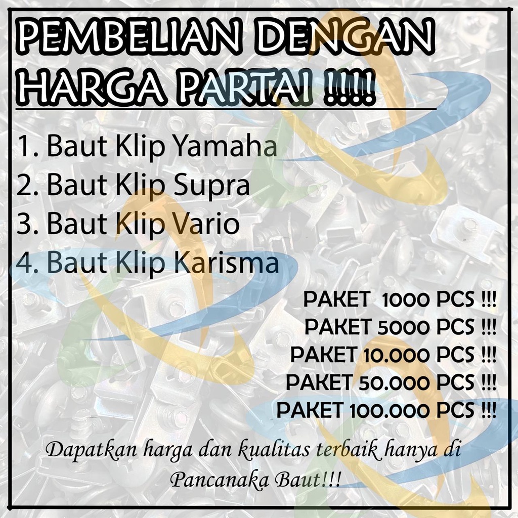 BAUT KLIP 10000 PCS