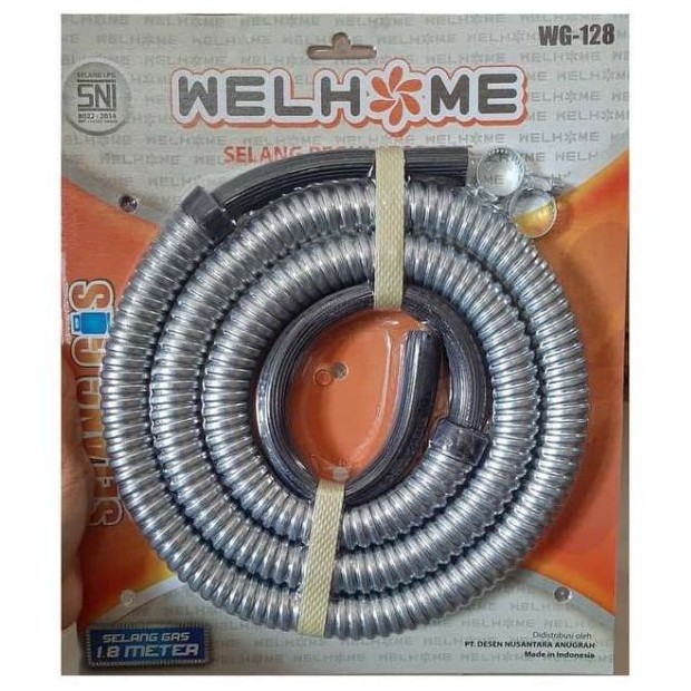 Selang Fleksibel WELHOME / Selang Gas WELHOME Premium 1.8 Meter