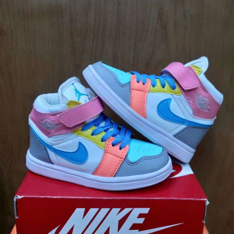 SEPATU NIKE ANAK JORDAN MULTICOLOR PREMIUM HIGH QUALITY JORDAN ANAK PEREMPUAN