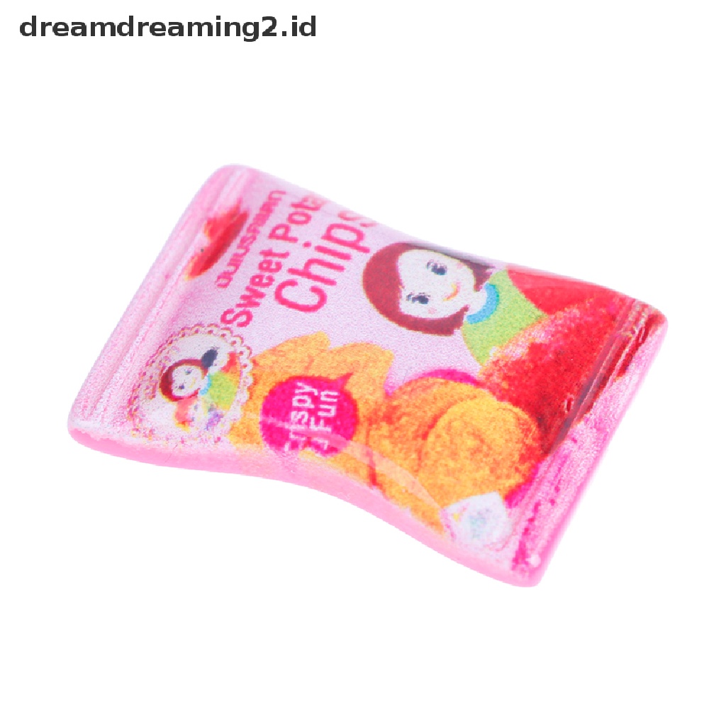 (Hot Style You Like) 10pcs / Set Miniatur Keripik Kentang Diy Untuk Rumah Boneka