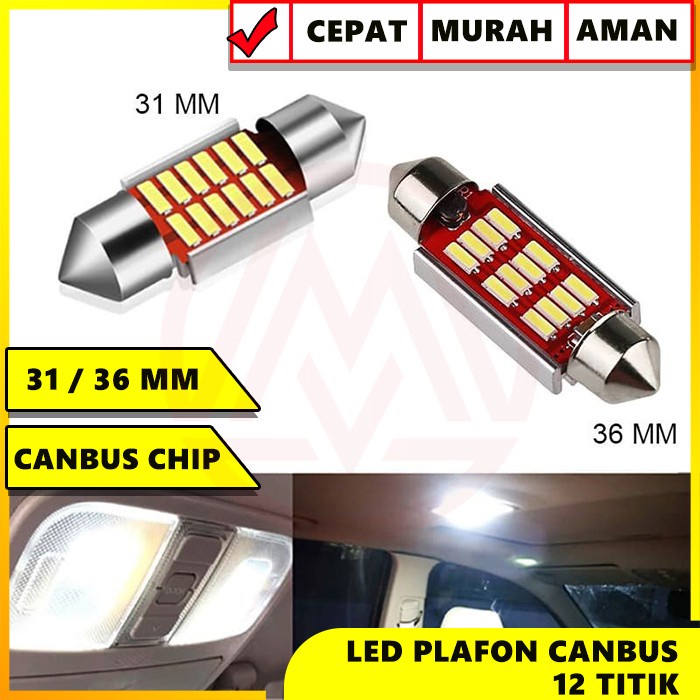 SALE!!! ORIGINAL LAMPU LED KABIN PLAFON FESTOON COB PLASMA 24 TITIK TERANG UNIVERSAL - LED PLAFON CANBUS ULTRA BRIGHT PRO 18 LED 27 LED 31MM 36MM LED FESTOON - Lampu Interior Mobil LED COB Dome Light - Lampu Mobil Headlight LED - INTERIOR MOBIL LED KABIN