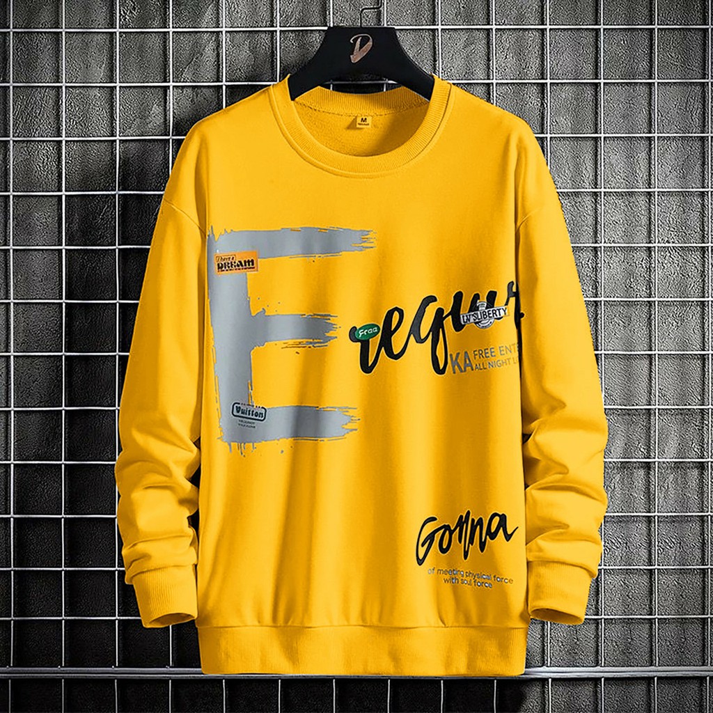 BISA COD-UNISEX-BAJU SWEATER GONNA/KAOS LENGAN PANJANG PRIA/KAOS PRIA DEWASA