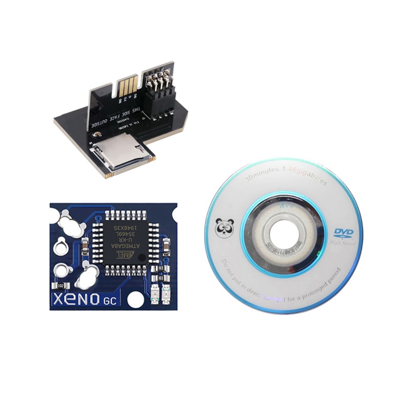Cre Adapter Micro Sd Card DVD Xeno GC Chip Fit Untuk NGC NTSC SD2SP2