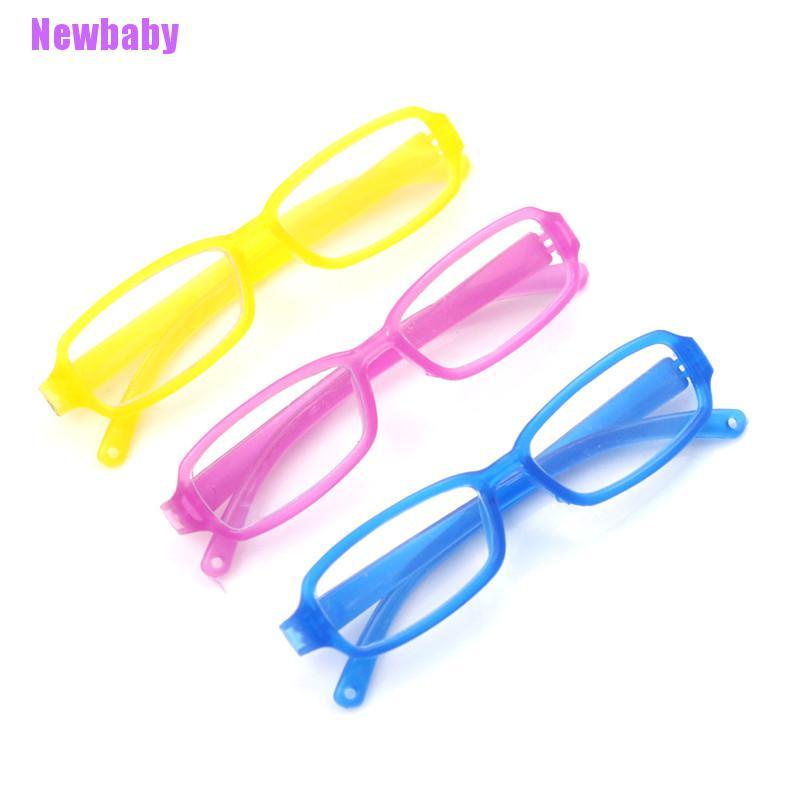 (Newbaby) 1 Pasang Kacamata DIY Untuk Boneka Blyth BJD 1 / 6