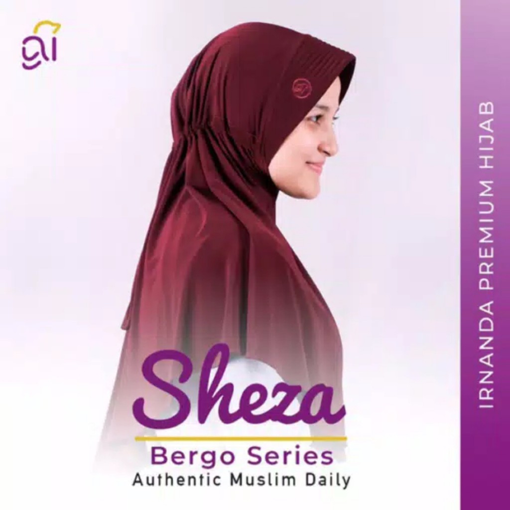 (SIZE S) SEZHA BERGO INSTANT KHIMAR HIJAB SYAR'I IRNANDA ORIGINAL