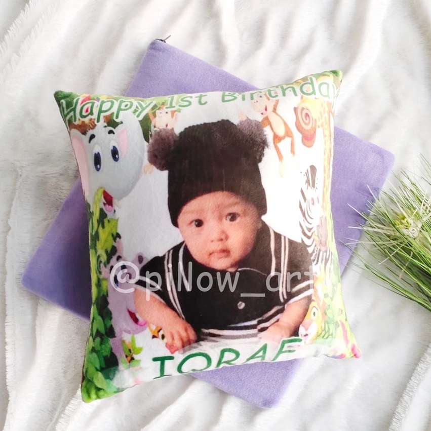 Pillowart - Bantal Custom Foto Fullprint 40 x 40 cm / Hadiah - ART024