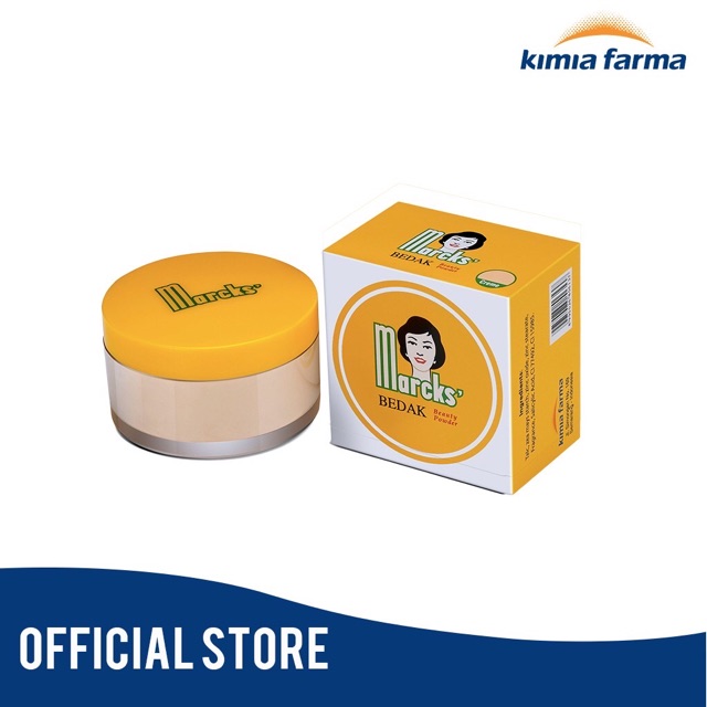 ✿ELYSABETHME✿ Marcks bedak tabur ACTIVE bahan kaca loose powder by kimia farman hasil natural untuk harian