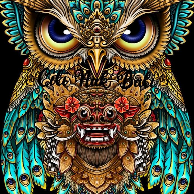 +++++] Layangan Celepuk Bali Barong 1meter