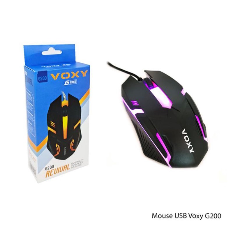 mouse gaming RGB voxy G 200. mouse usb gaming RGB. mouse kabel RGB gaming