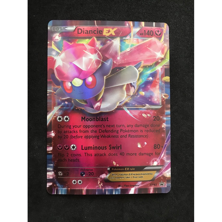 Kartu Pokemon TCG Sun&Moon Diancie EX (harga/kartu)