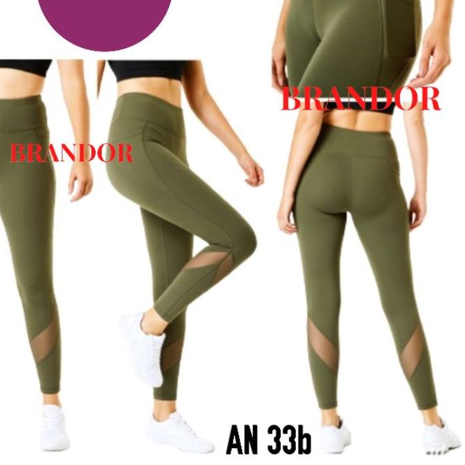 ➶ MESH LEGGING HIGH WAIST - POCKET By ANKO ♬