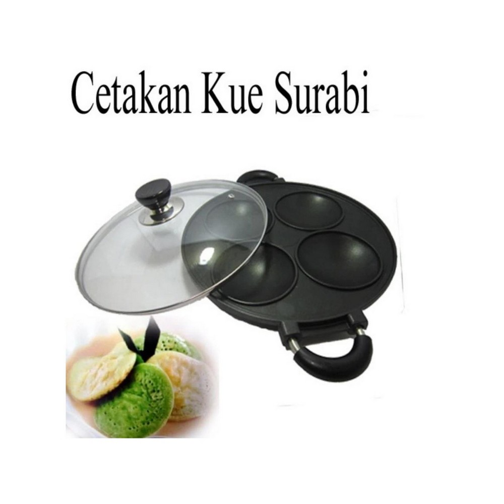 FM - Cetakan kue serabi / dorayaki / apem teflon anti lengket