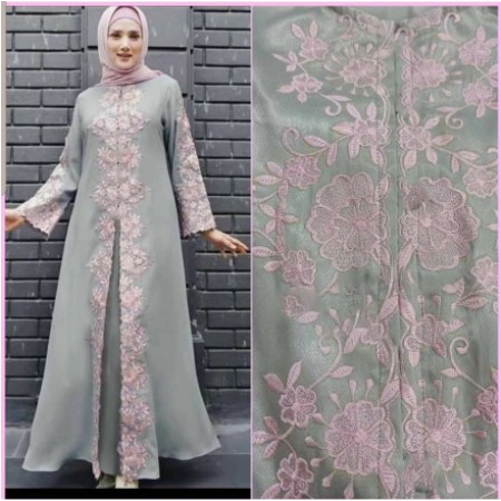 MAXI MULAN DRESS Baju Gamis Muslim Terbaru 2021 Model Baju Pesta Wanita kekinian Gaun Pesta Muslimah