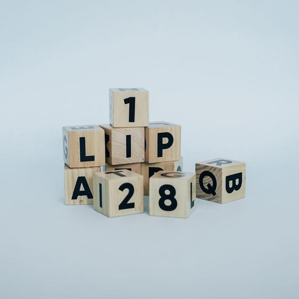 Letter In Pine - Alphabet and Number Block