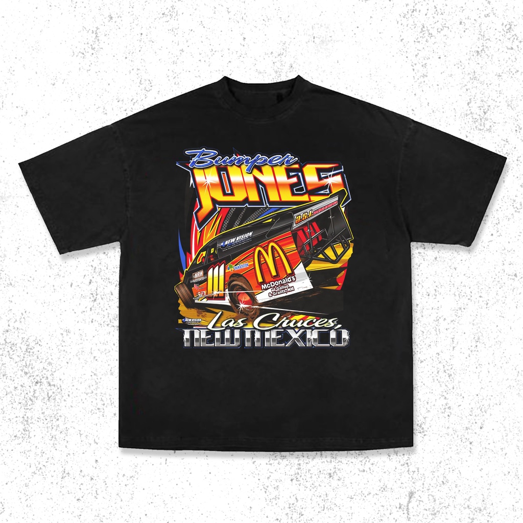 Graphic Tee Vintage Nascar Bumper Jones Oversize T Shirt