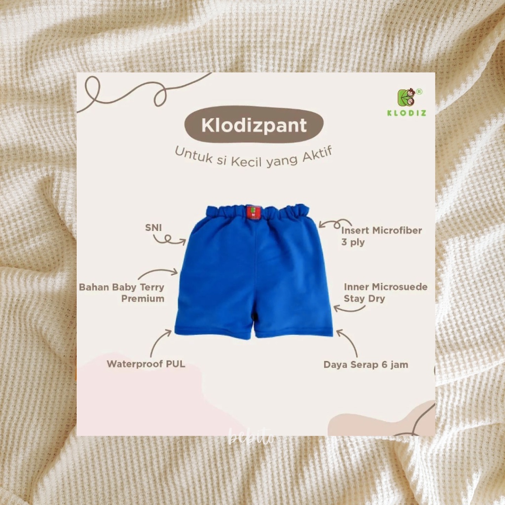 KLODIZ PANT Clodi Celana Popok Kain Praktis | BEBITO