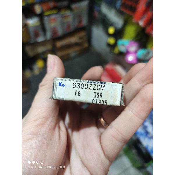 bearing KOYO 6300 ZZ / kelahar KOYO 6300 ZZ made in JAPAN