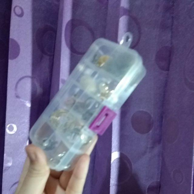 Kotak Wadah Dengan Model 10-kompartemen Untuk Organizer / Tempat Penyimpanan Perhiasan