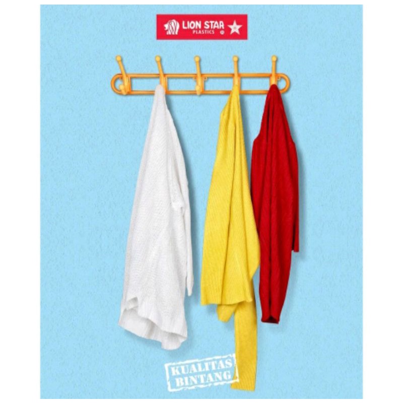 Gantungan Baju Lion Star / Kapstok Baju Lion Star / Gantungan Baju Plastik / Kapstok Plastik