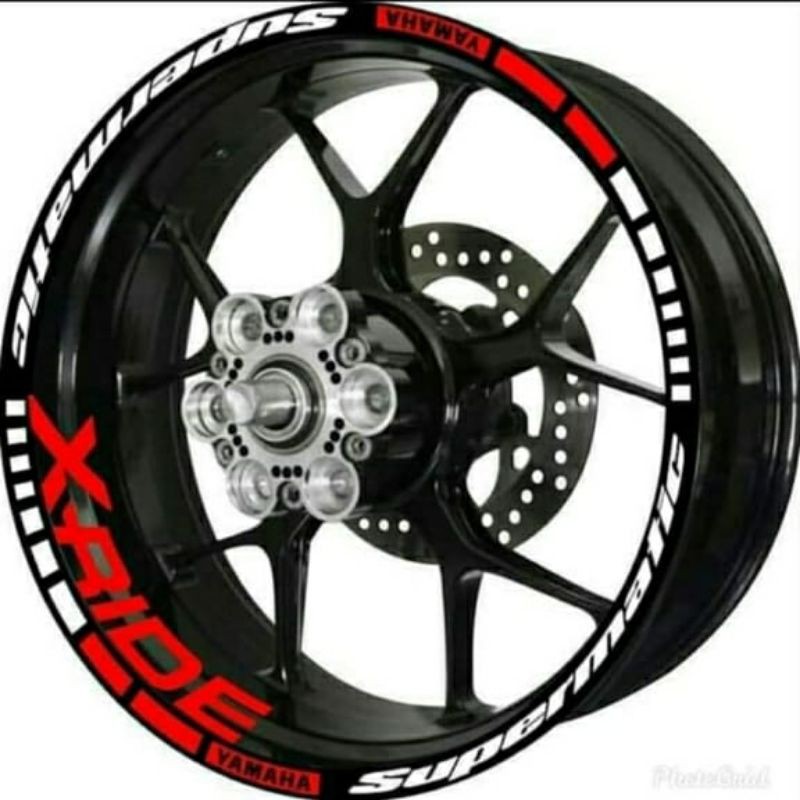Stiker VELG Yamaha X-RIDE