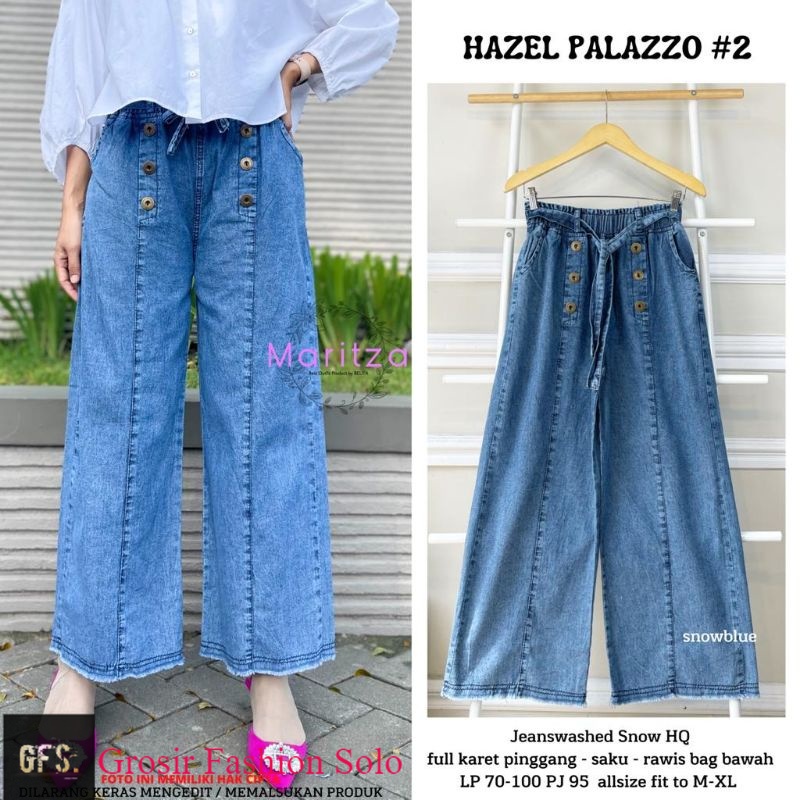 HAZEL PALAZZO #2 | CELANA JEANS KULOT | BY MARITZA | GFS