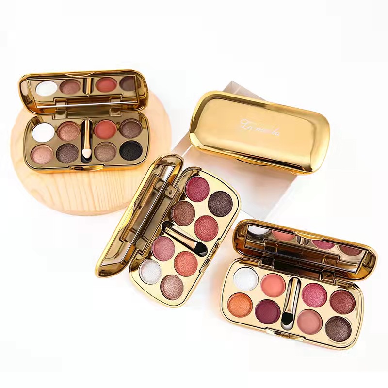 (COD) D3551 ready Geometric 8 color dazzle bright 8 color eye shadow import murah tasimpor2008