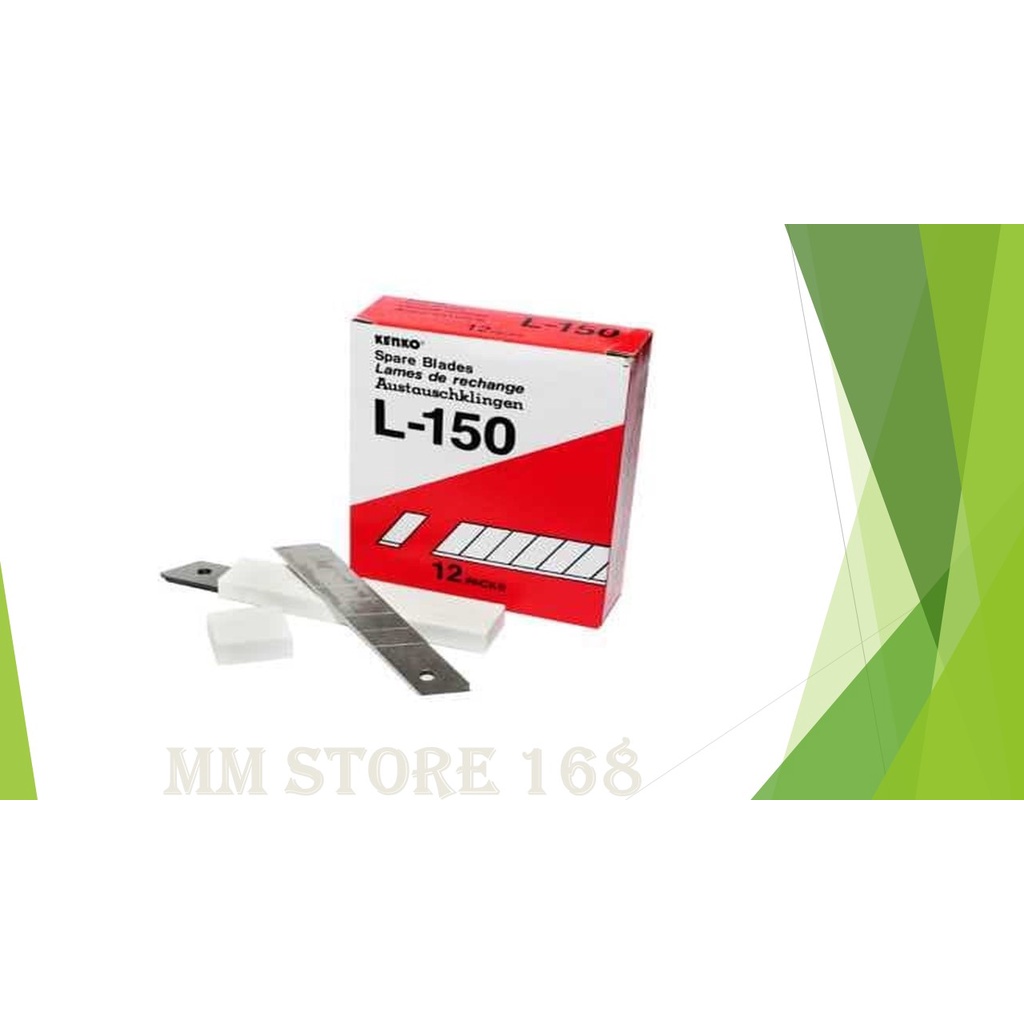 

Isi Cutter / Mata Pisau Ukuran Besar Type L-150 Merk Kenko ( isi 12 tube )