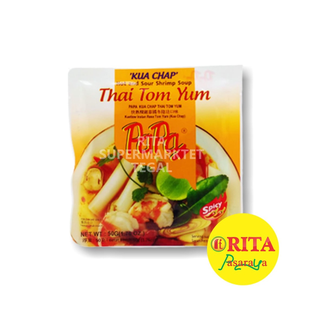 

Papa tom yum spicy 50gr