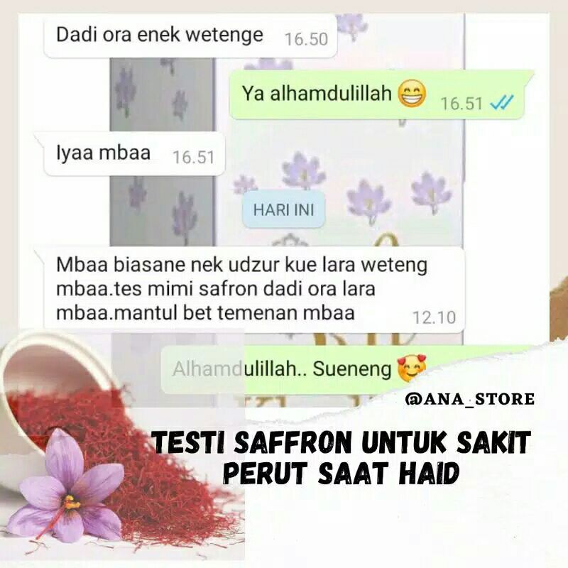 TERMURAH !! SAFFRON SIAP SEDUH