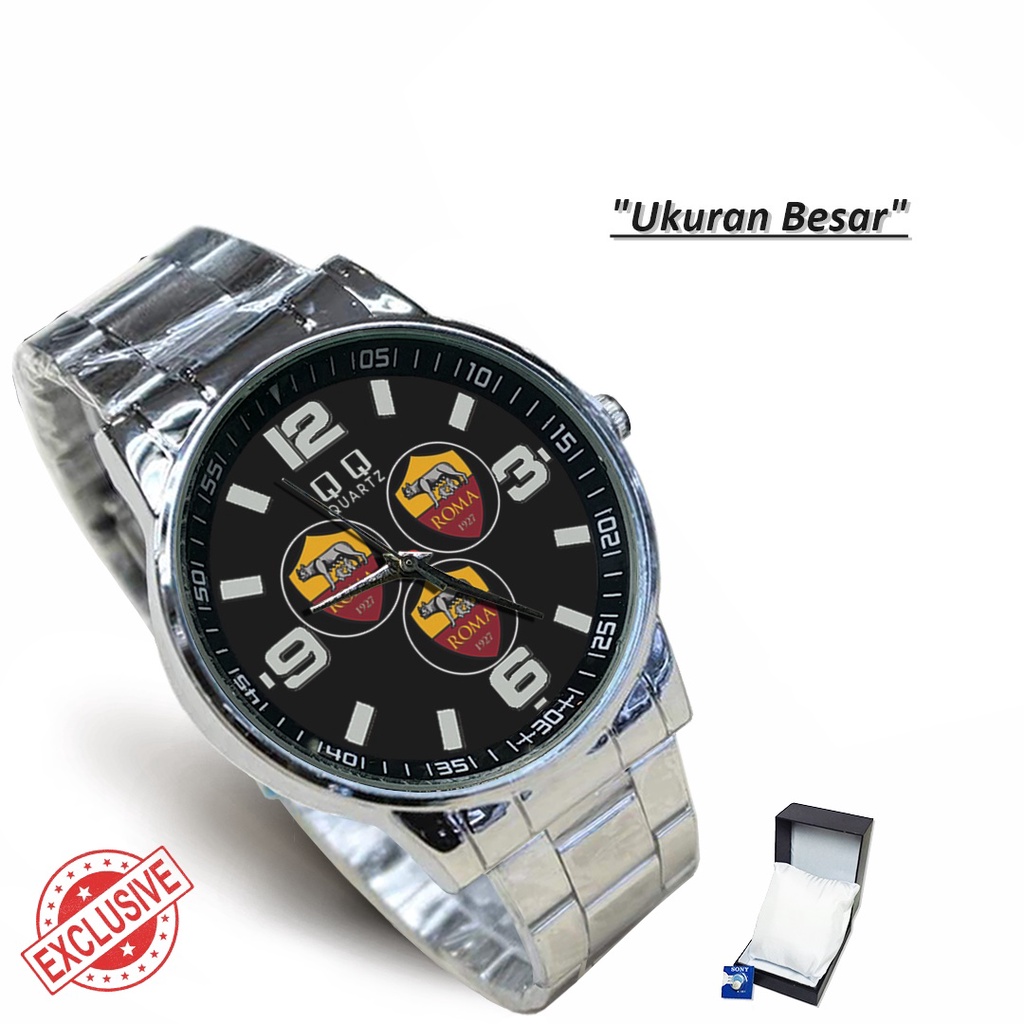 Jam Tangan Rantai Couple AS ROMA (Keren)