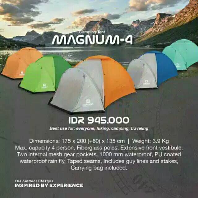 Tenda Camping Consina Magnum 4 double layer